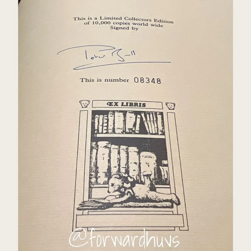 The Teddy Bear Book Limited Edition Signed by the Author